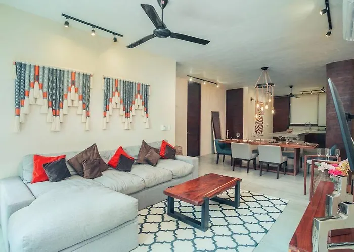 Appartement Luxury 2 Bdr 2 Bth 2 Bikes Jacuzzi Fiboptic Wifi. Tulum