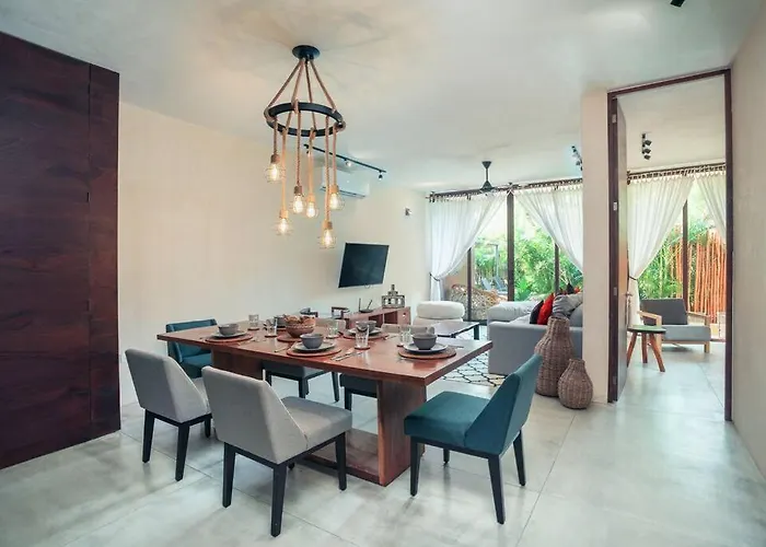Appartement Luxury 2 Bdr 2 Bth 2 Bikes Jacuzzi Fiboptic Wifi. Tulum