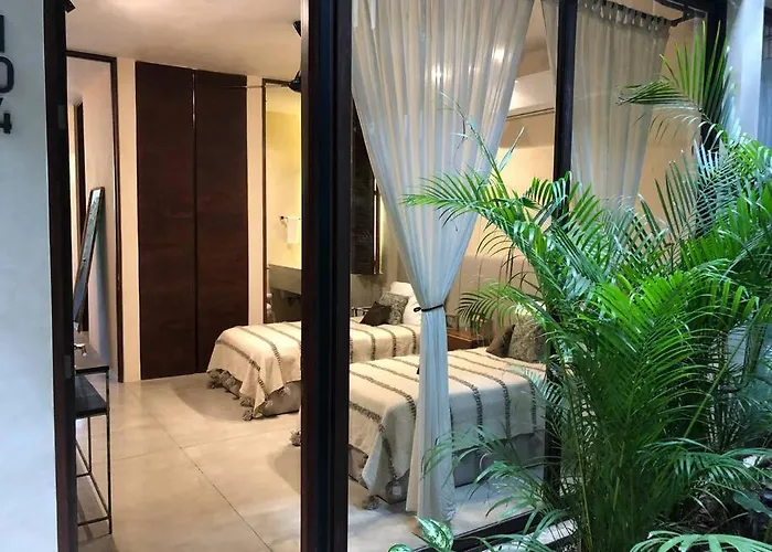 Luxury 2 Bdr 2 Bth 2 Bikes Jacuzzi Fiboptic Wifi. Appartement Tulum